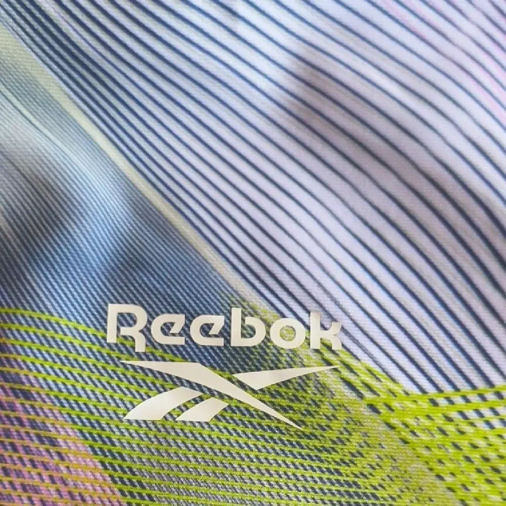 Reebok Colorful Swirl Long Sleeve Crop Top, XL/12
